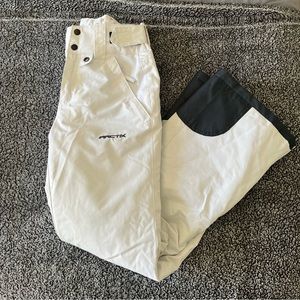 Artctix white snow pants